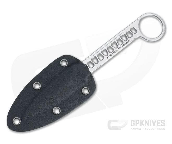 Boker Plus Voodoo Stonewashed 440C Double Edge Skeletonized Ring Knife 02BO070 4 Boker Plus Voodoo Stonewashed 440C Double Edge Skeletonized Ring Knife 02BO070 - Image 2