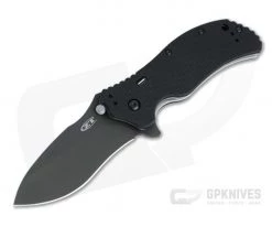 Zero Tolerance 0350 Black S30V Tritium Black G10 Assisted Flipper 0350TR