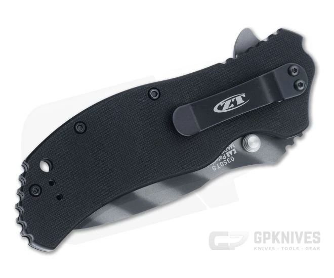 Zero Tolerance 0350 Tiger Stripe S30V Tritium Black G10 Assisted Flipper 0350TSTR 4 Zero Tolerance 0350 Tiger Stripe S30V Tritium Black G10 Assisted Flipper 0350TSTR - Image 2