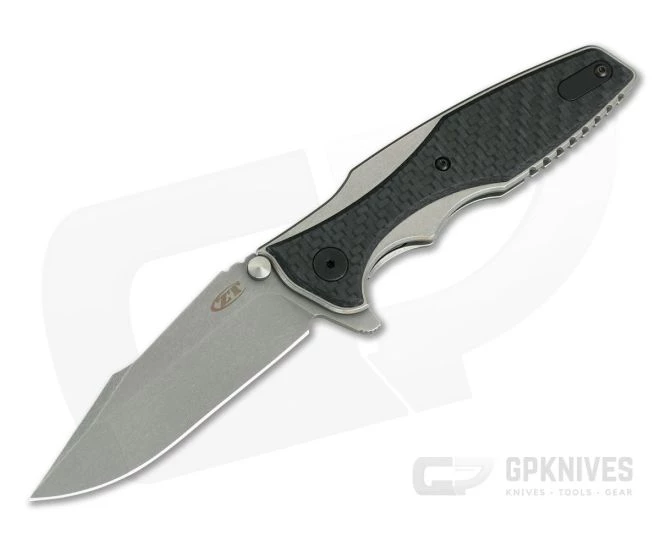 Zero Tolerance 0393GLCF Hinderer Flipper Glow Carbon Fiber Titanium Frame Lock 3 Zero Tolerance 0393GLCF Hinderer Flipper Glow Carbon Fiber Titanium Frame Lock