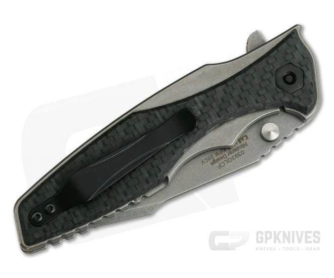 Zero Tolerance 0393GLCF Hinderer Flipper Glow Carbon Fiber Titanium Frame Lock 4 Zero Tolerance 0393GLCF Hinderer Flipper Glow Carbon Fiber Titanium Frame Lock - Image 2