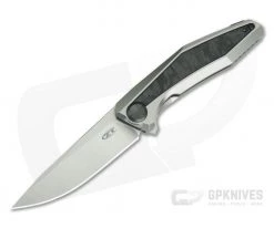 Zero Tolerance 0470 Sinkevich Marbled Carbon Fiber 20CV Titanium Flipper
