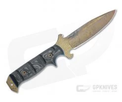 Dawson Knives Chief Arizona Copper 3V Two-Tone Carbon Fiber Fixed Blade -EDC (Every Day Carry) Shop 04955 3