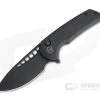 WE Knives x Ferrum Forge Mini Malice Black Stonewashed 20CV Button Lock Flipper WE054BL-1 -EDC (Every Day Carry) Shop 054bl 1 1