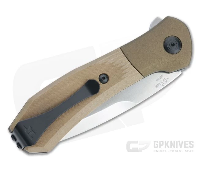 Buck 590 Paradigm Assisted Flipper S35VN Brown G10 Bolster Lock Folding Knife 0590BRS 4 Buck 590 Paradigm Assisted Flipper S35VN Brown G10 Bolster Lock Folding Knife 0590BRS - Image 2