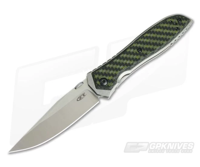 Zero Tolerance 0640 Emerson Viper Design 20CV Green Carbon Fiber Titanium Frame Lock 3 Zero Tolerance 0640 Emerson Viper Design 20CV Green Carbon Fiber Titanium Frame Lock