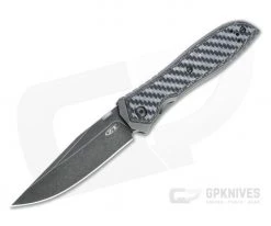 Zero Tolerance 0640WBW Limited Edition Blackwash 20CV White and Black Carbon Fiber Folder