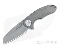 Curtiss Knives F3 Medium Dark Stonewashed XHP Wharncliffe Flipper Standard Slim Folder
