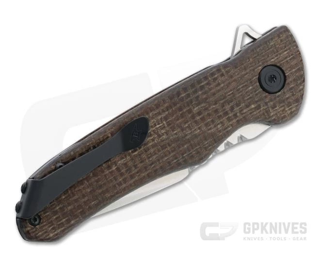 Buck Sprint Pro Flipper Satin S30V Burlap Micarta Folder 0841BRS1 4 Buck Sprint Pro Flipper Satin S30V Burlap Micarta Folder 0841BRS1 - Image 2