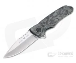 Buck Sprint Pro Flipper Satin S45VN Marbled Carbon Fiber Folder 0841CFS2