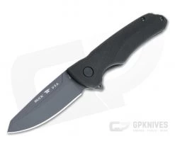Buck Sprint Ops Flipper Coated S30V Black Canvas Micarta Folder 0843BKS