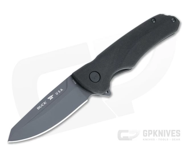 Buck Sprint Ops Flipper Coated S30V Black Canvas Micarta Folder 0843BKS 3 Buck Sprint Ops Flipper Coated S30V Black Canvas Micarta Folder 0843BKS