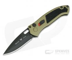 Buck Impact Coyote Tan Cerakote Aluminum Black S30V Automatic 898BRS1