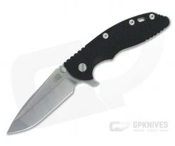 Hinderer XM-18 3.5" Stonewashed S45VN Spanto Black G10 Tri-Way Flipper 0956