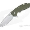 Hinderer XM-18 3.5" Stonewashed S45VN Spanto OD Green G10 Tri-Way Flipper 0958 -EDC (Every Day Carry) Shop 0958 1