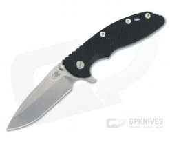Hinderer XM-18 3.5" Stonewashed S45VN Spanto Black G10 Blue Tri-Way Flipper 0964