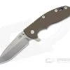Hinderer XM-18 3.5" Stonewashed S45VN Spanto FDE G10 Blue Tri-Way Flipper 0967