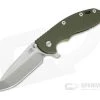 Hinderer XM-18 3.5" Stonewashed S45VN Spanto OD Green G10 Bronze Tri-Way Flipper 0974 -EDC (Every Day Carry) Shop 0974 1