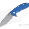 Hinderer XM-18 3.5" Working Finish S45VN Spanto Blue G10 Tri-Way Flipper 0981 -EDC (Every Day Carry) Shop 0981 1