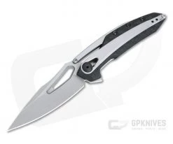 Zero Tolerance 0990 Stonewashed 20CV Carbon Fiber Liner Lock KVT Flipper