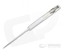 Moki Pliant Arrow Polished AUS-8 Bolstered Mother of Pearl Lock Back Folder 100EG -EDC (Every Day Carry) Shop 100eg 3