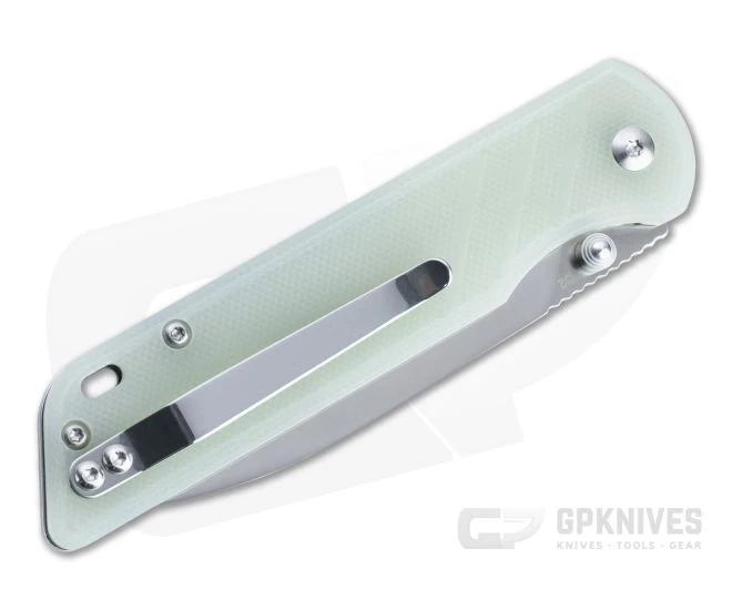 QSP Knives Parrot Drop Point Satin D2 Jade G10 Liner Lock Folder 4 QSP Knives Parrot Drop Point Satin D2 Jade G10 Liner Lock Folder - Image 2