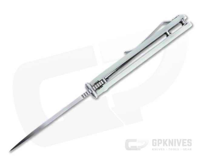 QSP Knives Parrot Drop Point Satin D2 Jade G10 Liner Lock Folder 5 QSP Knives Parrot Drop Point Satin D2 Jade G10 Liner Lock Folder - Image 3