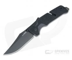 SOG Trident AT Blackout Plain PVD D2 Black GRN AT-XR Lock Assisted Folder 11-12-05-57