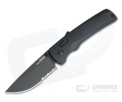 SOG Flash AT Blackout Serrated PVD D2 AT-XR Lock Assisted Folder 11-18-02-57