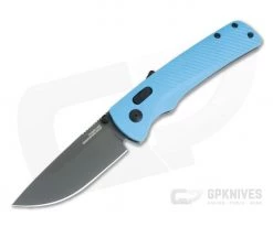 SOG Flash AT Civic Cyan Plain PVD D2 AT-XR Lock Assisted Folder 11-18-03-57
