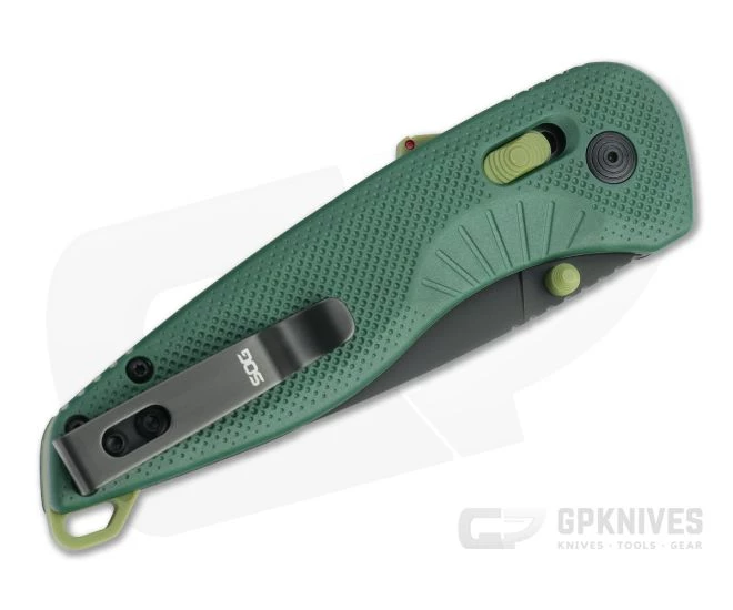 SOG Aegis AT Tanto Forest and Moss PVD D2 AT-XR Lock Assisted Folder 11-41-13-57 4 SOG Aegis AT Tanto Forest and Moss PVD D2 AT-XR Lock Assisted Folder 11-41-13-57 - Image 2