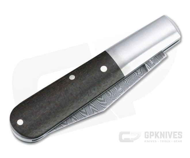 Boker Solingen Barlow M4 Sherman Damascus Burlap Micarta Slip Joint 110038DAM 4 Boker Solingen Barlow M4 Sherman Damascus Burlap Micarta Slip Joint 110038DAM - Image 2