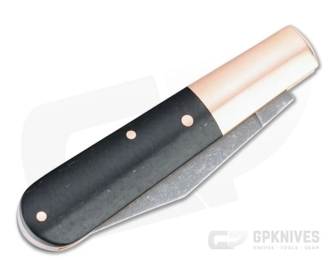 Boker Solingen Barlow Copper Integral Burlap Micarta Acid Washed N690 Slip Joint 110054 4 Boker Solingen Barlow Copper Integral Burlap Micarta Acid Washed N690 Slip Joint 110054 - Image 2