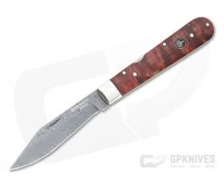 Boker Solingen 1906 2020 Damascus Amboina Red Curly Birch Collector's Knife 1132020DAM