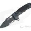 SOG Seal XR Clip Point Black Partially Serrated S35VN GRN Tactical USA Flipper 12-21-05-57