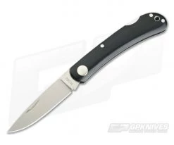 Moki Blakiston's Fish Owl Black Linen Micarta Lock Back Folder 120M