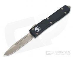 Microtech Ultratech S/E Bronzed M390 Drop Point Black OTF Automatic Knife 121-13