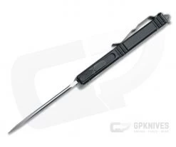 Microtech Ultratech S/E BLADE Show 2022 Special DLC Drop Point Black OTF Automatic Knife 121-1DLCTBS -EDC (Every Day Carry) Shop 121 1dlctbs 3