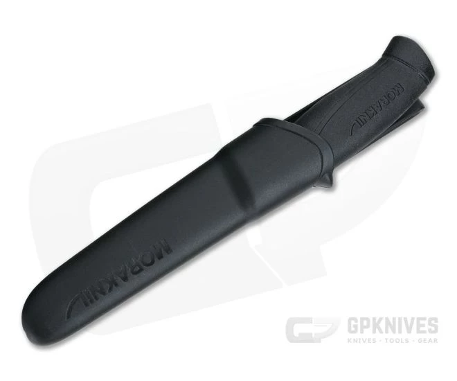 Mora of Sweden Companion Black Handle Stainless Steel Fixed Knife 12141 4 Mora of Sweden Companion Black Handle Stainless Steel Fixed Knife 12141 - Image 2