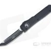 Microtech Ultratech Tactical Tanto Black M390 Black OTF Automatic Knife 123-1T -EDC (Every Day Carry) Shop 123 1t m390