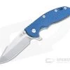 Hinderer XM-18 3.5" Skinny Harpoon Spanto 20CV Blue/Black G10 Stonewashed Blue Tri-Way Flipper 1273