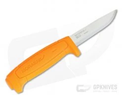 Mora of Sweden Basic 511 Orange Fixed Knife Carbon Blade -EDC (Every Day Carry) Shop 12811 3
