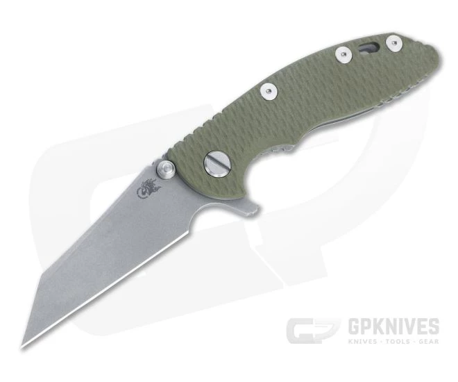 Hinderer XM-18 3" Wharncliffe 20CV OD Green G10 Working Finish Tri-Way Pivot Flipper 1281 3 Hinderer XM-18 3" Wharncliffe 20CV OD Green G10 Working Finish Tri-Way Pivot Flipper 1281