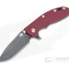 Hinderer XM-18 3.5" Spear Point 20CV Red G10 Battle Black DLC Tri-Way Flipper 1282 -EDC (Every Day Carry) Shop 1282 1 3