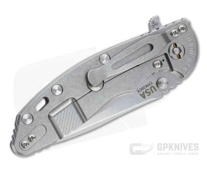 Hinderer XM-18 3.5" Recurve 20CV Red G10 Stonewashed Tri-Way Flipper 1286 4 Hinderer XM-18 3.5" Recurve 20CV Red G10 Stonewashed Tri-Way Flipper 1286 - Image 2