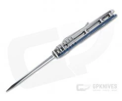 Hinderer XM-18 3.5" Recurve 20CV Blue/Black G10 Stonewashed Tri-Way Flipper 1293 -EDC (Every Day Carry) Shop 1293 3