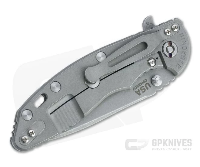 Hinderer XM-18 3.5" Recurve 20CV OD Green G10 Working Finish Tri-Way Flipper 1294 4 Hinderer XM-18 3.5" Recurve 20CV OD Green G10 Working Finish Tri-Way Flipper 1294 - Image 2