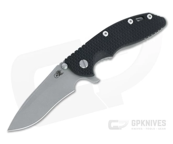 Hinderer XM-18 3.5" Recurve 20CV Black G10 Working Finish Tri-Way Flipper 1295 3 Hinderer XM-18 3.5" Recurve 20CV Black G10 Working Finish Tri-Way Flipper 1295