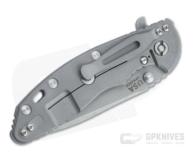 Hinderer XM-18 3.5" Recurve 20CV Black G10 Working Finish Tri-Way Flipper 1295 4 Hinderer XM-18 3.5" Recurve 20CV Black G10 Working Finish Tri-Way Flipper 1295 - Image 2