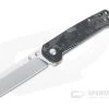 QSP Knives Penguin Sheepsfoot Satin D2 Shred Carbon Fiber/G10 Liner Lock Folder -EDC (Every Day Carry) Shop 130 t 1